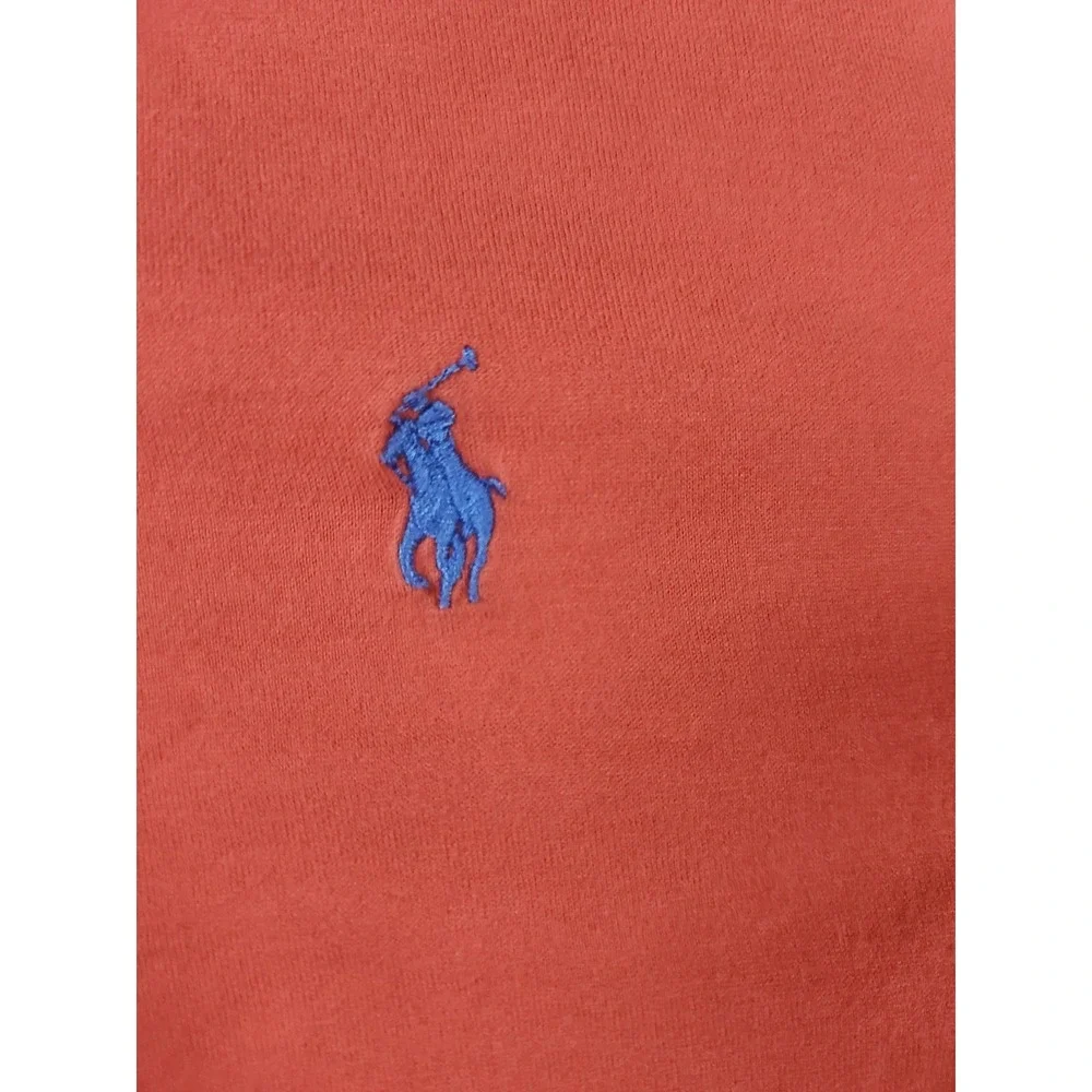 Polo Ralph Lauren Red Shirt Men XL Custom Fit All Cotton‎ made in Hong Kong